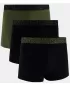 Herren-Boxershorts UNDER ARMOUR M UA PERF COTTON (3KS) 1383891-005 SCHWARZ MIT MARINEBLAU VON