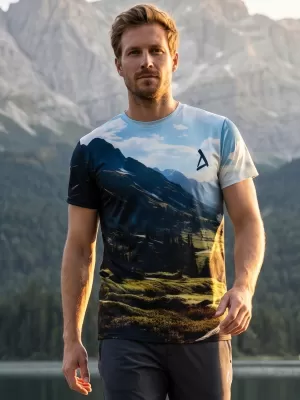 Herren Freizeithemd Premium ALTISPORT VOJ/ALM116TR06 GEBIRGE