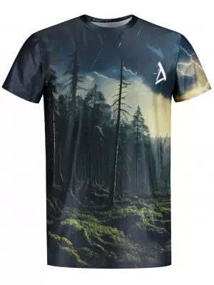 Herren Freizeithemd Premium ALTISPORT VOJ/ALM116TR06 DUNKLER WALD