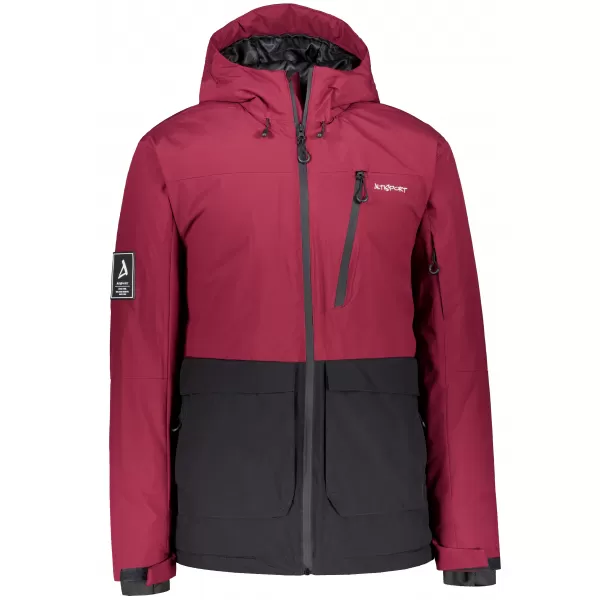  Herren-Winterjacke ALTISPORT GAL BURGUND 