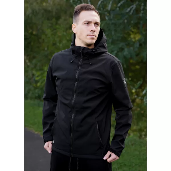  Herren -Softshelljacke ALTISPORT NEWET SCHWARZ 