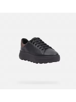 Damen-Sneaker GEOX SPHERICA EC4.1 G009313 SCHWARZ