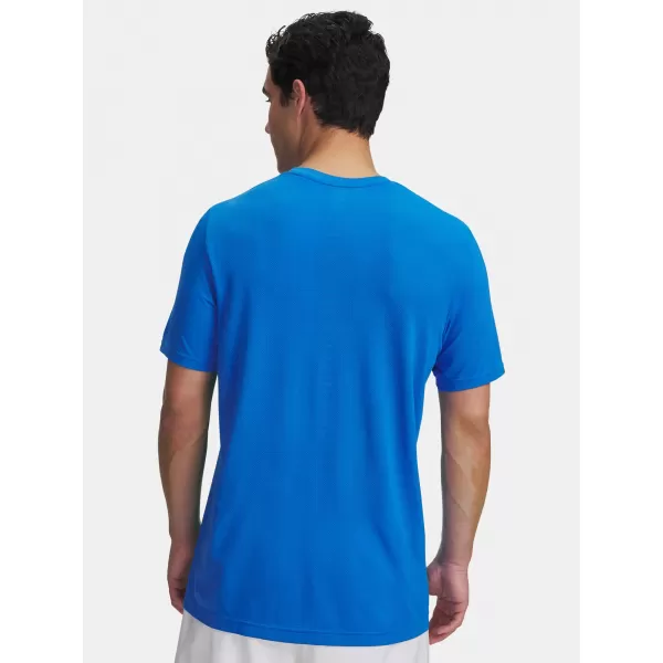  Herren-T-Shirt UNDER ARMOUR VANISH SEAMLESS NOVELTY SS BLAU 
