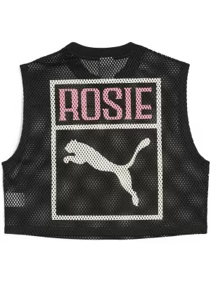 Tanktop PUMA X ROSÉ RELAXED MESH TOP 63380401 PUMA SCHWARZ