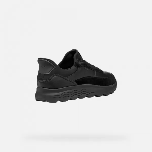  Herren-Sneaker GEOX SPHERICA PLUS G011482 SCHWARZ 