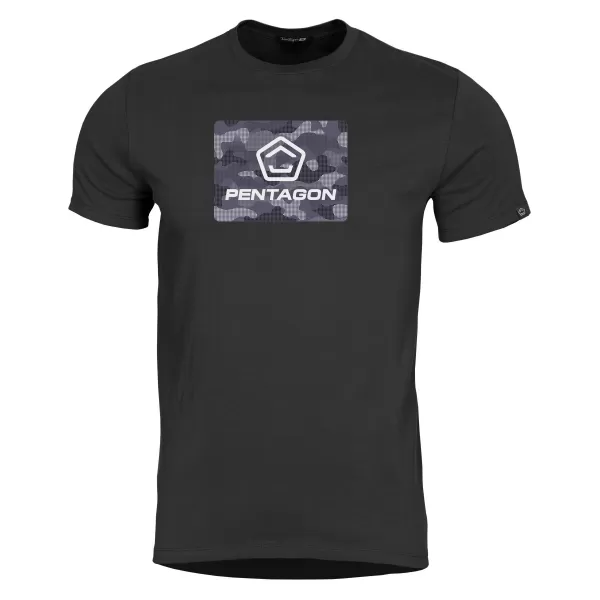  T-Shirt PENTAGON AGERON SPOT CAMO K09012 SCHWARZ 
