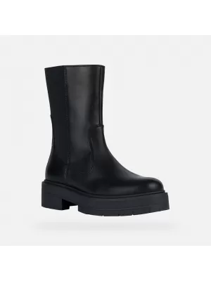 Damen-Stiefeletten GEOX SPHERICA EC7 SCHWARZ