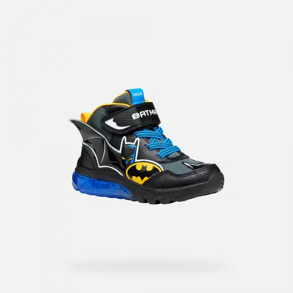  Turnschuhe für Jungen GEOX CIBERDRON J56LBE0BC14C0054 SCHWARZ 