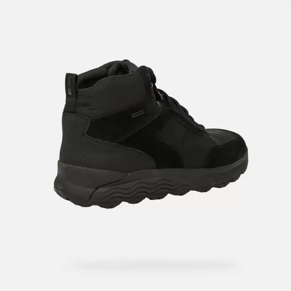  Herrenschuhe GEOX SPHERICA 4X4 B ABX G011180 SCHWARZ 