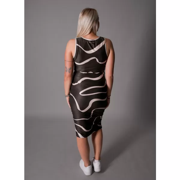  Premium-Kleid für Damen ALTISPORT VOJ/ALW088SAT03 BRAUN 