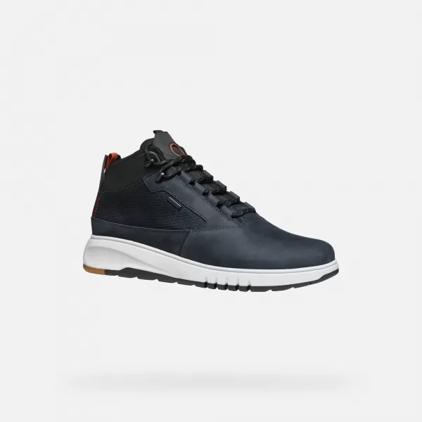  Herren-Stiefeletten GEOX AERANTIS 4X4 B ABX DUNKELBLAU 