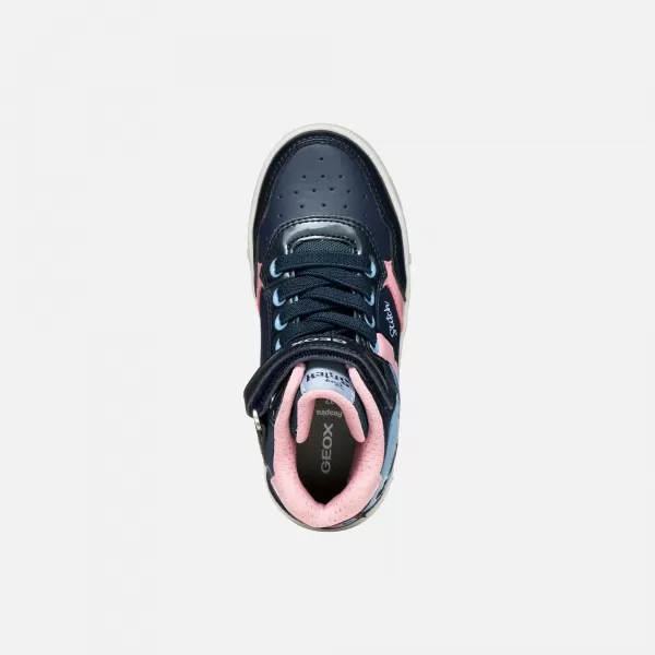 Mädchen-Sneaker GEOX SKYLIN J568WH0BCKNC0694 DUNKELBLAU 