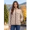 Fleece-Sweatshirt für Damen ALTISPORT GENESIS BEIGE