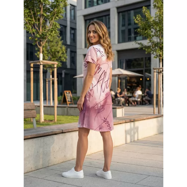  Erweitertes Premium-T-Shirt für Damen ALTISPORT VOJ/ALW083SAT02 WEIß ROSA 