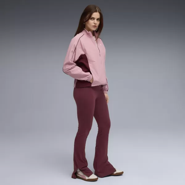  Leggings für Damen PUMA HER HIGH-WAIST FLARED LEGGINGS 68815696 RUBINROTER SCHIMMER 