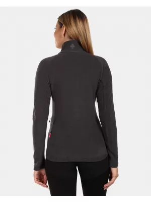 Fleece-Sweatshirt für Damen KILPI GLAMER-W ZL0210KI SCHWARZ