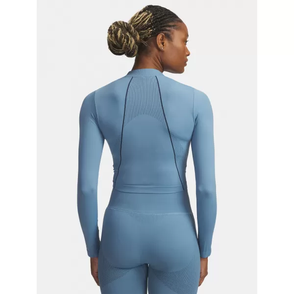  Damen-T-Shirt UNDER ARMOUR UA VANISH SEAMLESS LS 6000645-418 BLAU 