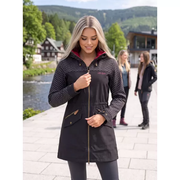  Frauen -Softshelljacke für Frauen ALTISPORT GEMEE SCHWARZ 