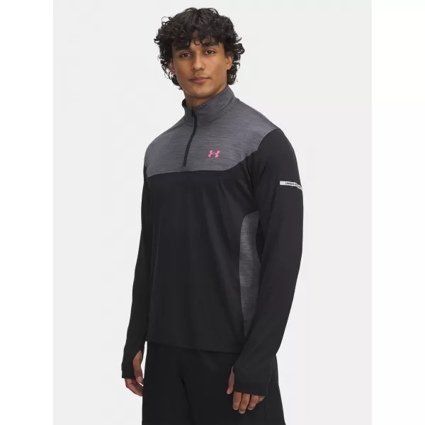  Herren-T-Shirt UNDER ARMOUR UA TECH UTILITY 1/4 ZIP 6004963-001 SCHWARZ 