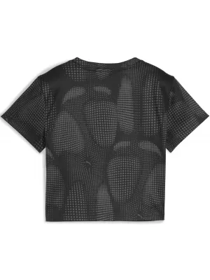 Damen-T-Shirt PUMA DARE TO AOP BABY TEE 63214501 PUMA SCHWARZ