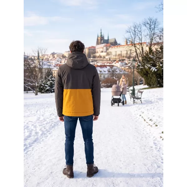  Herren-Winterjacke KIXMI VOLKER SENF 