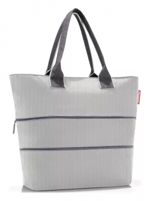 Handtasche REISENTHEL SHOPPER E1 FISCHGRÄTENGRAU