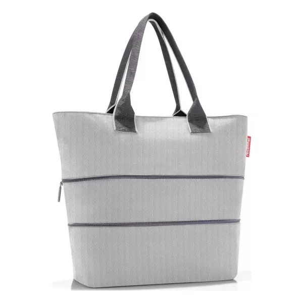  Handtasche REISENTHEL SHOPPER E1 FISCHGRÄTENGRAU 