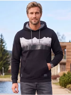 Herren-Sweatshirt ALTISPORT GORO SCHWARZ