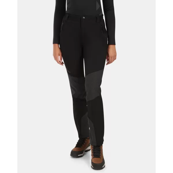  Softshellhose für Damen KILPI NUUK-W ZL0412KI SCHWARZ 