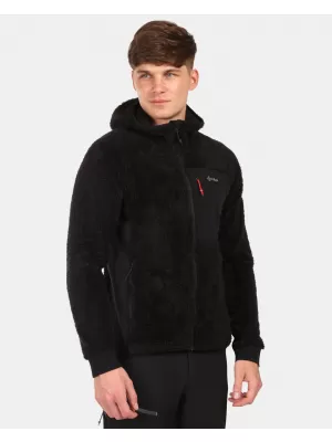 Fleece-Sweatshirt für Herren KILPI NORKA-M ZM0204KI SCHWARZ