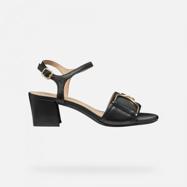  Damensandalen GEOX NEERAKLIA 50 SCHWARZ 