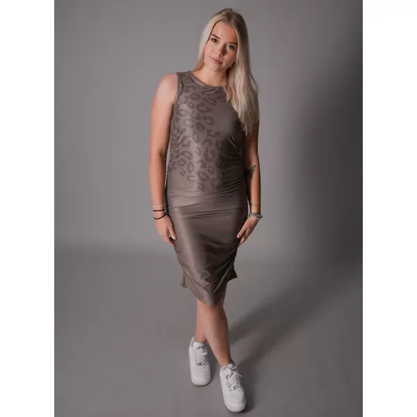  Premium-Kleid für Damen ALTISPORT VOJ/ALW047SAT03 HELLBRAUN 
