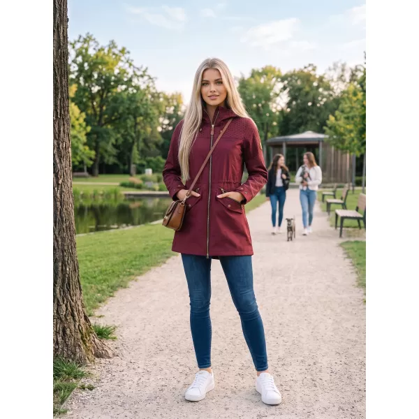  Frauen -Softshelljacke für Frauen ALTISPORT GEMEE BURGUND 