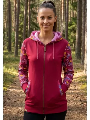 Damen-Sweatshirt ALTISPORT GALAH BURGUND