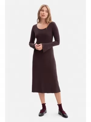 Kleid BEWEAR B308 DUNKLE SCHOKOLADE