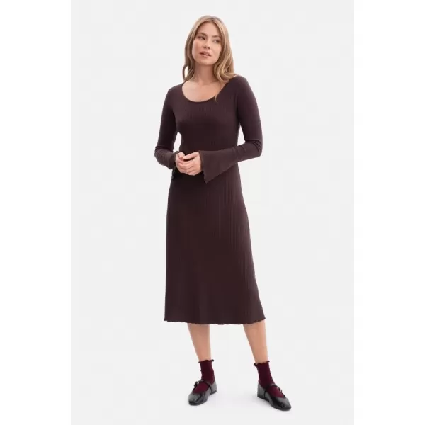  Kleid BEWEAR B308 DUNKLE SCHOKOLADE 