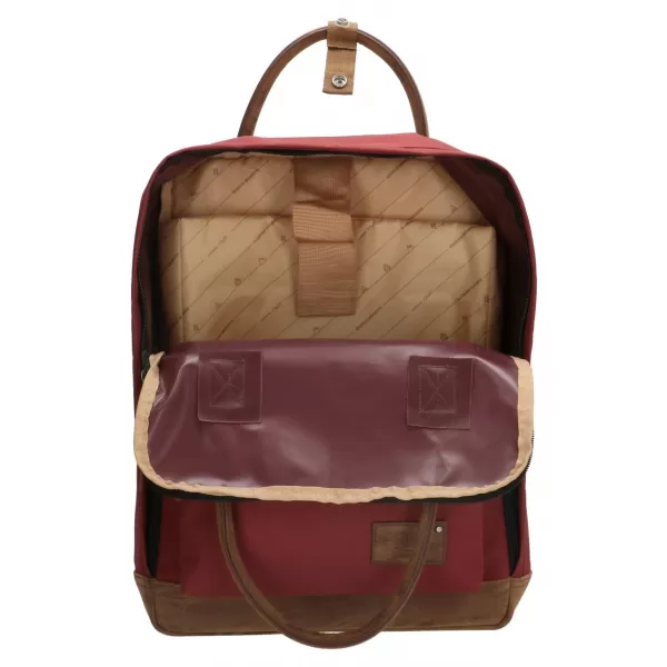  Rucksack ENRICO BENETTI SANTIAGO NOTEBOOK BACKPACK 17 L BURGUND 