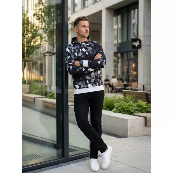  Hochwertiges Funktions-Sweatshirt für Herren ALTISPORT VOJ/ALM108MI01 SCHWARZ 