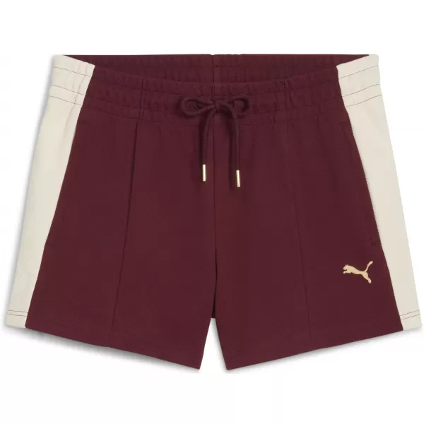  Damenshorts PUMA T7 PINTUCK SHORTS 4' 63213996 RUBY SHIMMER 