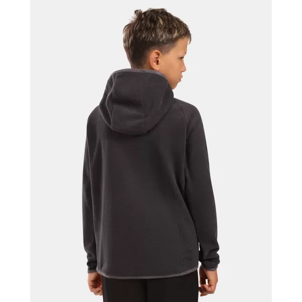  Fleece-Sweatshirt für Jungen KILPI FLOND-JB ZJ0202KI SCHWARZ 
