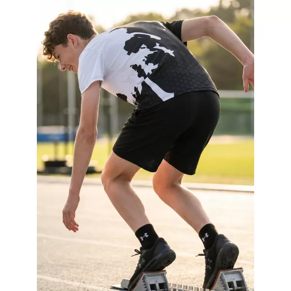  Funktionaler t -Shirt -Prämie von Kindern ALTISPORT VOJ/ALM112TR01 SCHWARZ-WEIß 