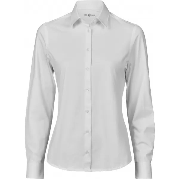 Damenhemd TEE JAYS | TJ 4031 WEIß 