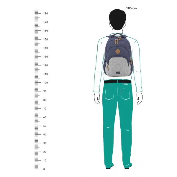  Rucksack TRAVELITE BASICS BACKPACK GRÜN/GRAU 