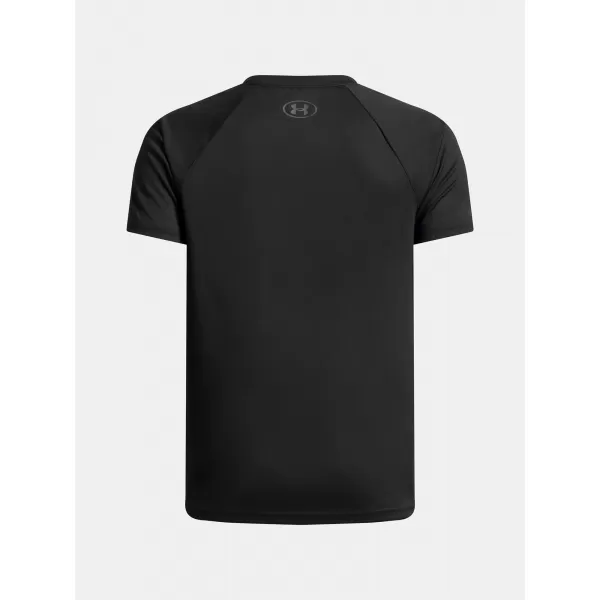  T-Shirt für Jungen UNDER ARMOUR UA TECH SPLIT WORDMARK SS 1383010-003 SCHWARZ 