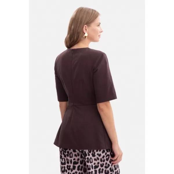  Damenbluse BEWEAR B305 DUNKLE SCHOKOLADE 