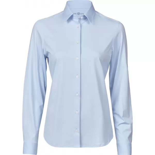  Damenhemd TEE JAYS | TJ 4031 HELLBLAU 