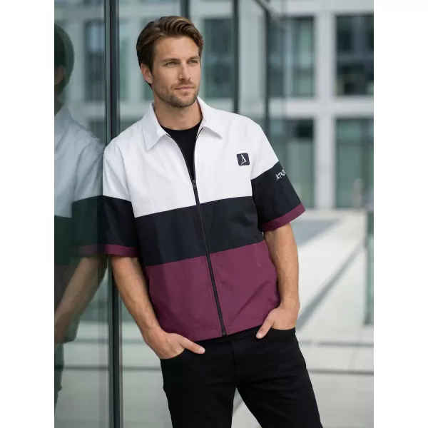  Premium-Herrenhemd ALTISPORT VOJ/ALM051KOS01 BURGUND 