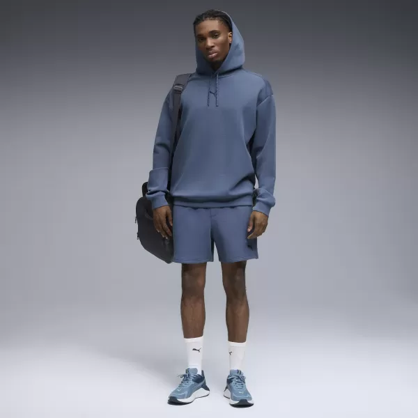  Herren-Sweatshirt PUMA M CLOUDSPUN HOODIE 52759580 DUNKLES INDIGO-HEIDEKRAUT 