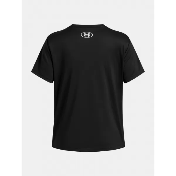  Mädchen-T-Shirt UNDER ARMOUR TECH VARSITY GRAPHIC SS 6007917-001 SCHWARZ 