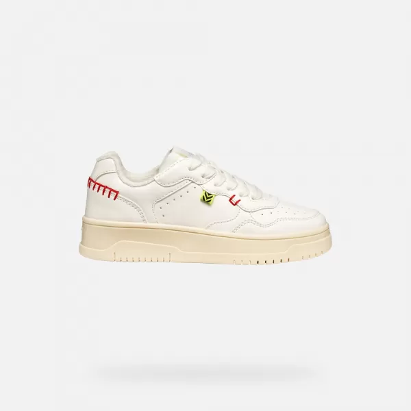  Mädchen-Sneaker GEOX LESTRELLA J56NLC000BCC1000 CREMIG 